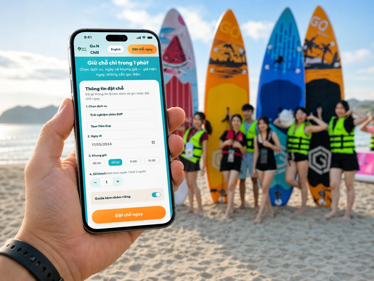 Đặt chỗ online 24/7