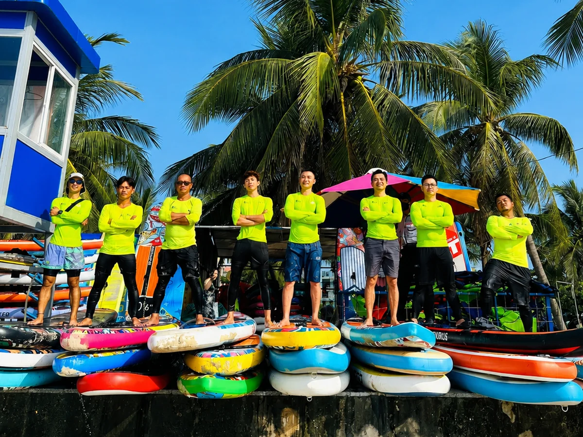 Tiên phong SUP tại bãi từ 2018
